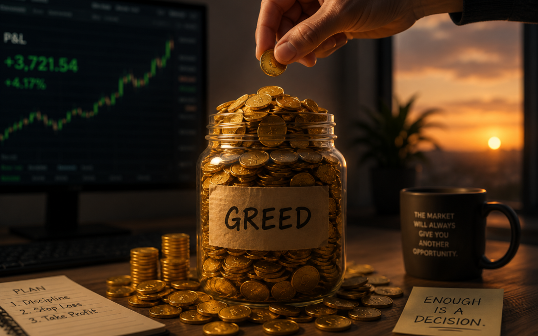 greed, discipline, not getting enough